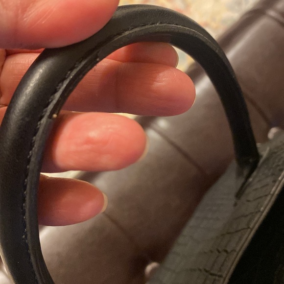 Rebecca minkoff large mock croc perry satchel - Picture 8 of 13